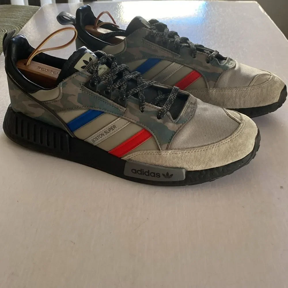 Adidas Originals Boston Super x R1 Never Camo Pack Men’s Shoes G27936 Size 12